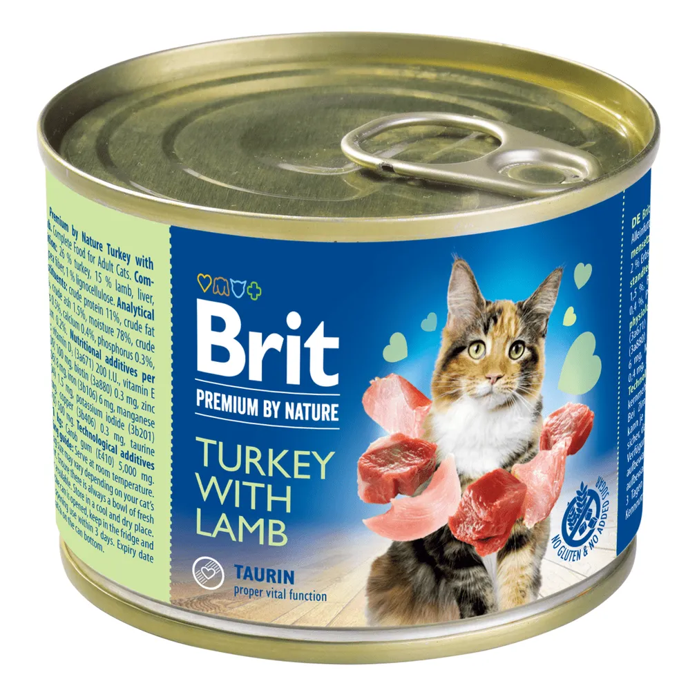 Brit Premium by Nature Turkey with Lamb 200g Pets Qatar