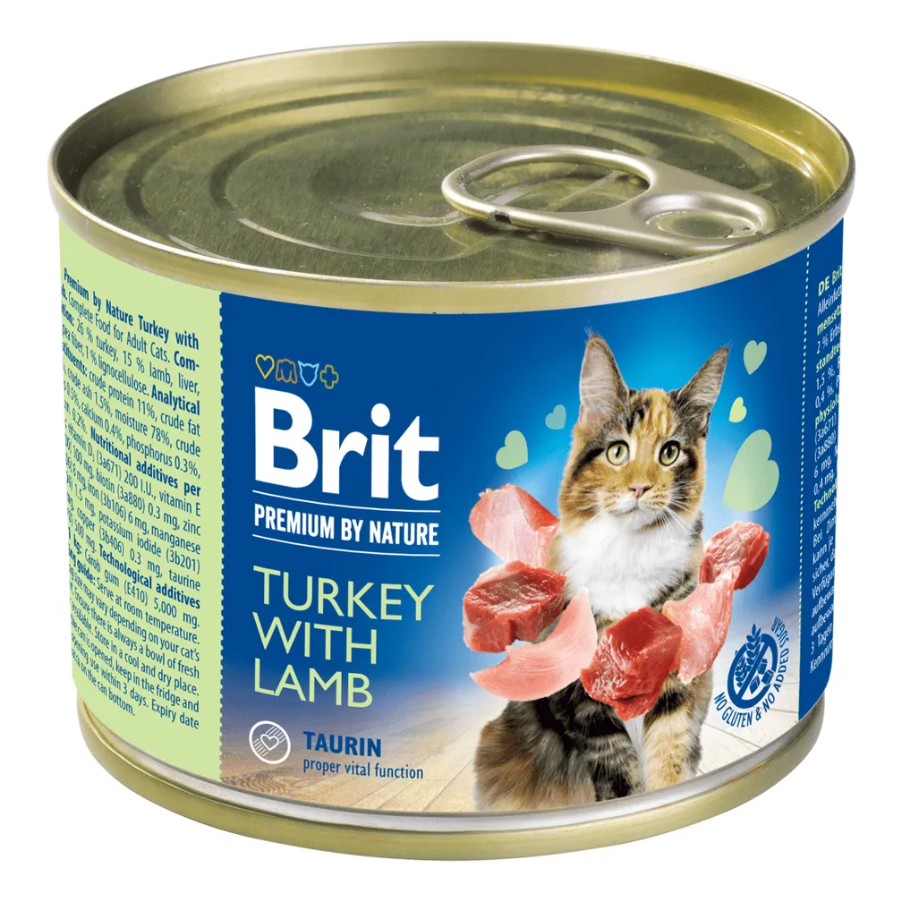 Brit Premium by Nature Turkey with Lamb 200g Pets Qatar
