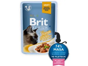 Brit Premium Cat Delicate Fillets in Gravy with Tuna 85 g Pets Qatar