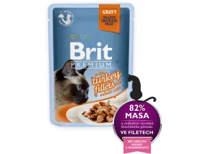 Brit Premium Cat Delicate Fillets in Gravy with Turkey 85 g Pets Qatar