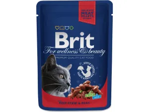 Brit Premium Cat Pouches with Beef Stew & Peas 100 g Pets Qatar