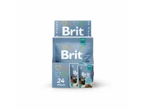 Brit Premium Fillets in Gravy with Beef 24X85g pouchs Pets Qatar