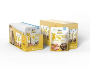 Brit RAW Treat Cat Hair & Skin 10X40 g Pets Qatar