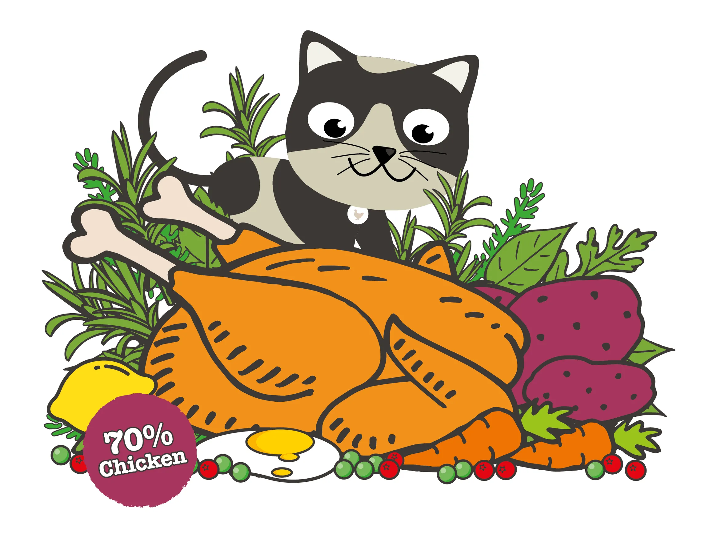British Chicken Complete dry food for Adult Cats 1.5KG /Little BigPaw Pets Qatar
