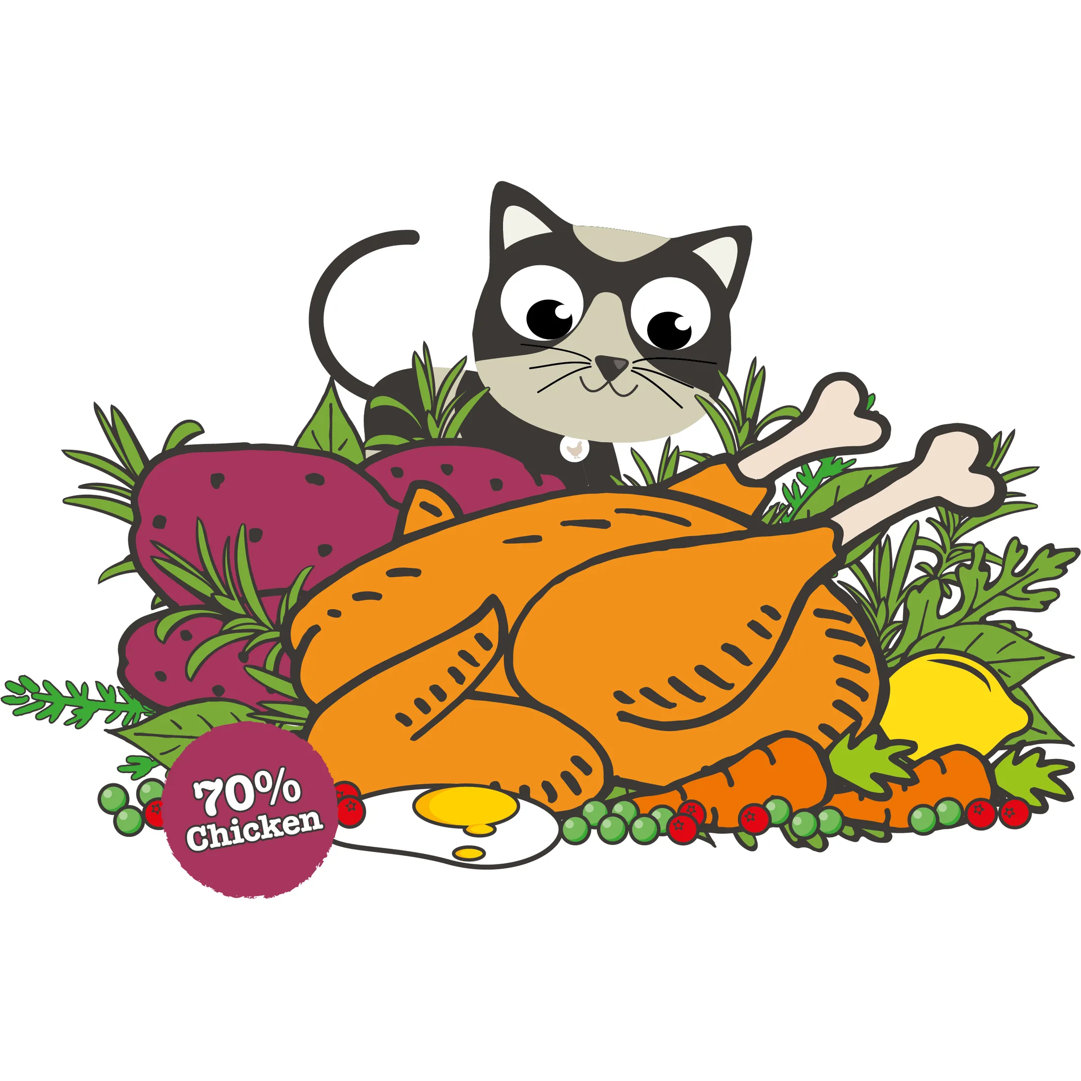 British Chicken Complete dry food for Kittens 1.5KG /Little BigPaw Pets Qatar