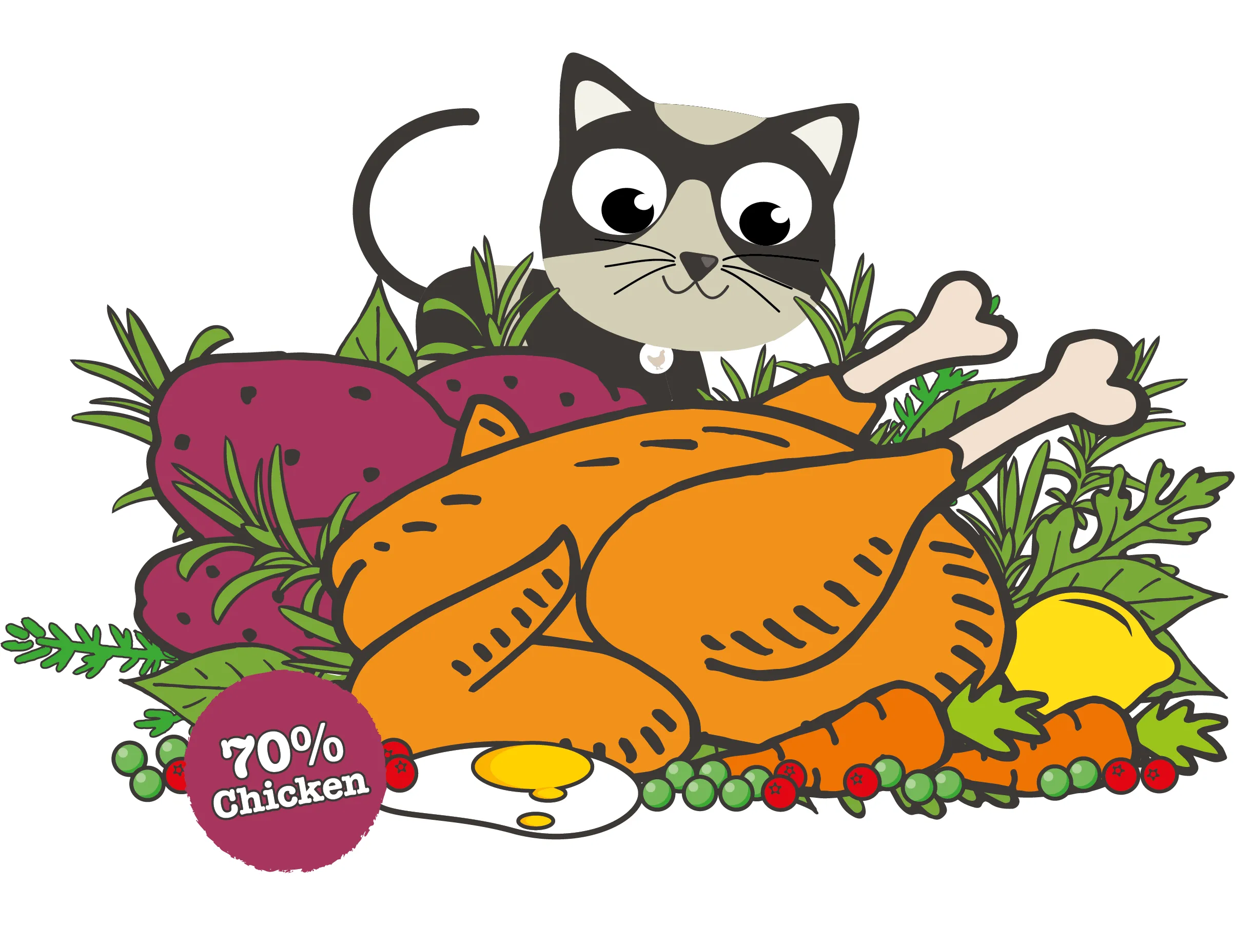 British Chicken Complete dry food for Kittens 375gm /Little BigPaw Pets Qatar