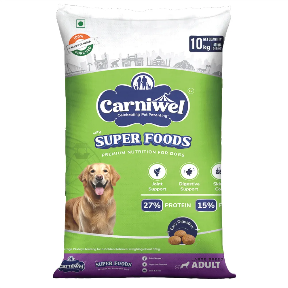 Carniwel Superfoods Veg For Large Breed Adult  Dog Dry Food