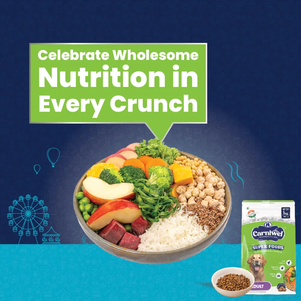 Carniwel Superfoods Veg For Large Breed Adult  Dog Dry Food