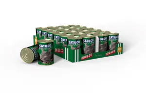 Cat & Co Chunks  Rab-Duck 24x405g Pets Qatar