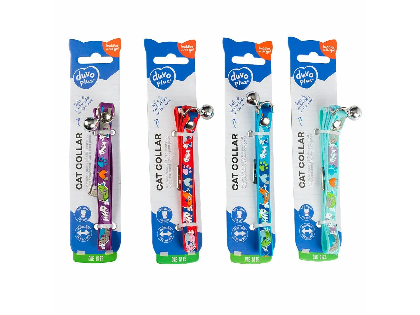 CAT COLLAR CARTOONY PVC 20-30cm / 10mm mixed colors Pets Qatar