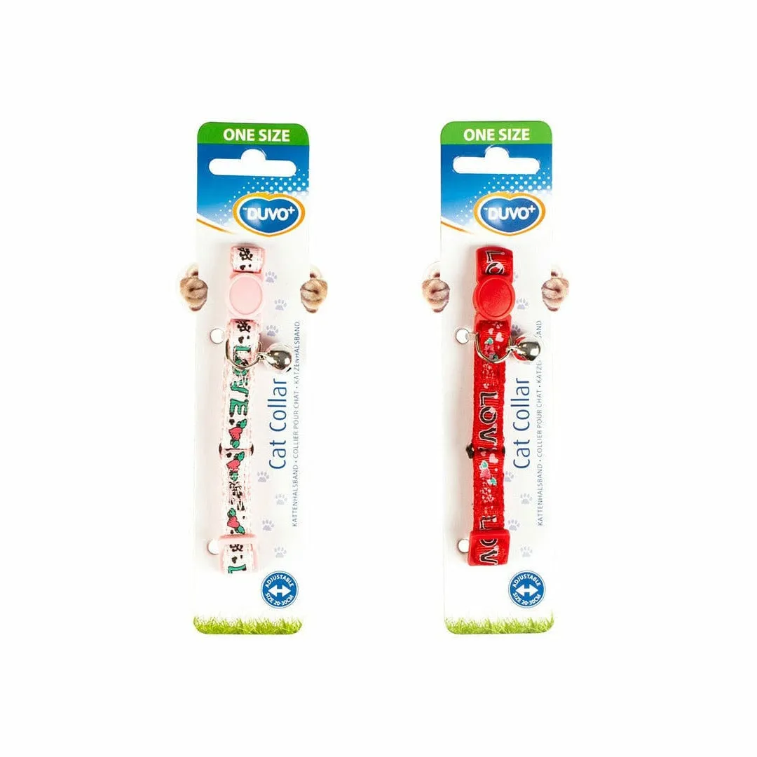CAT COLLAR LOVE NYLON 20-30cm / 10mm Pets Qatar