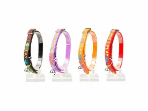 CAT COLLAR MEOW PVC 20-30cm / 10mm mixed colors Pets Qatar