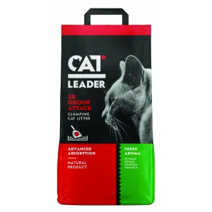 CAT LEADER CLUMPING OA FRESH 10KG Pets Qatar