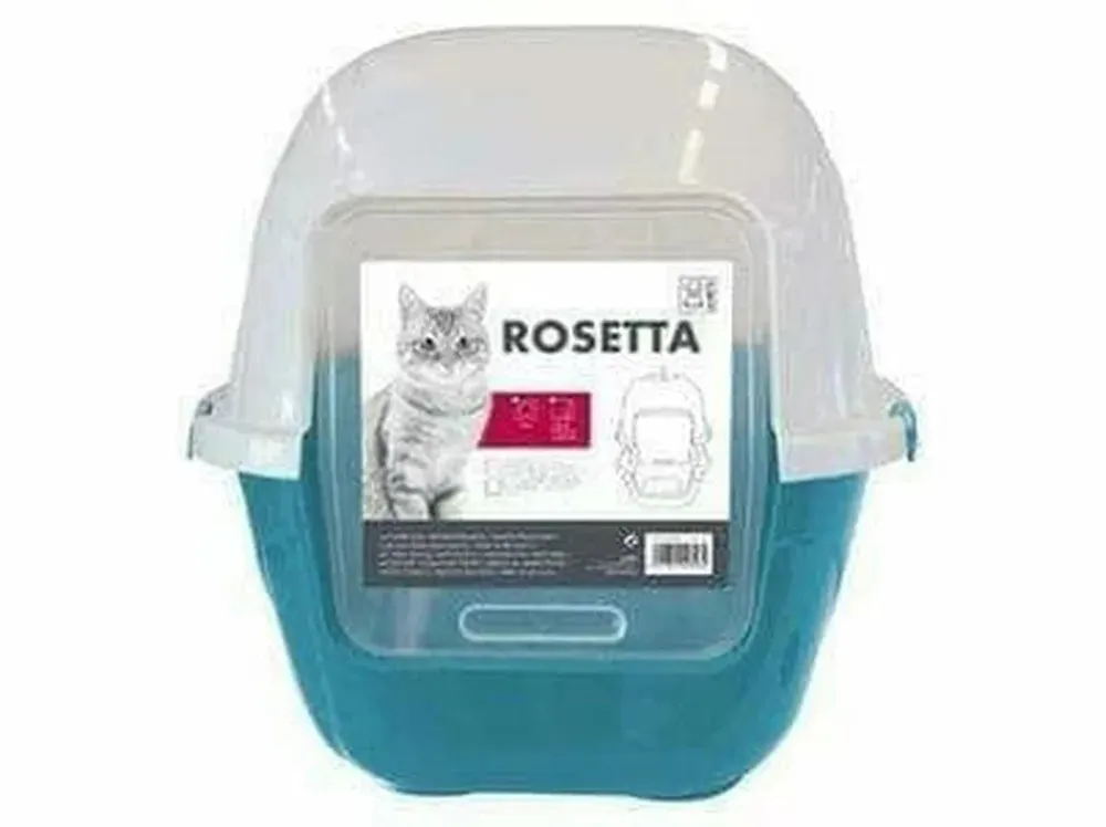 CAT LITTER BOX - ROSETTA  BLUE Pets Qatar