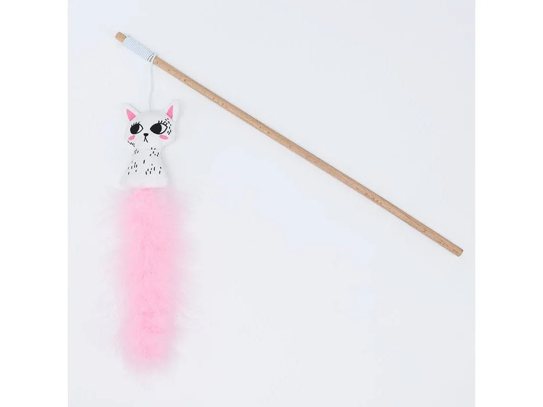 Cat Play Rob / White Cat Funny Cat Stick Pets Qatar