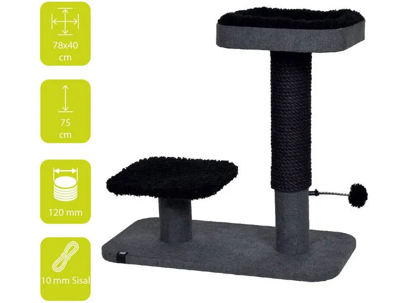 Cat Scratching Tree Sendai 78X40X75Cm Pets Qatar