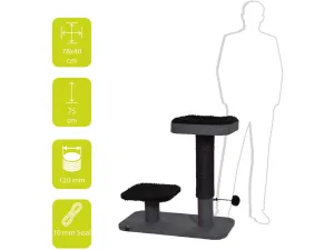 Cat Scratching Tree Sendai 78X40X75Cm Pets Qatar
