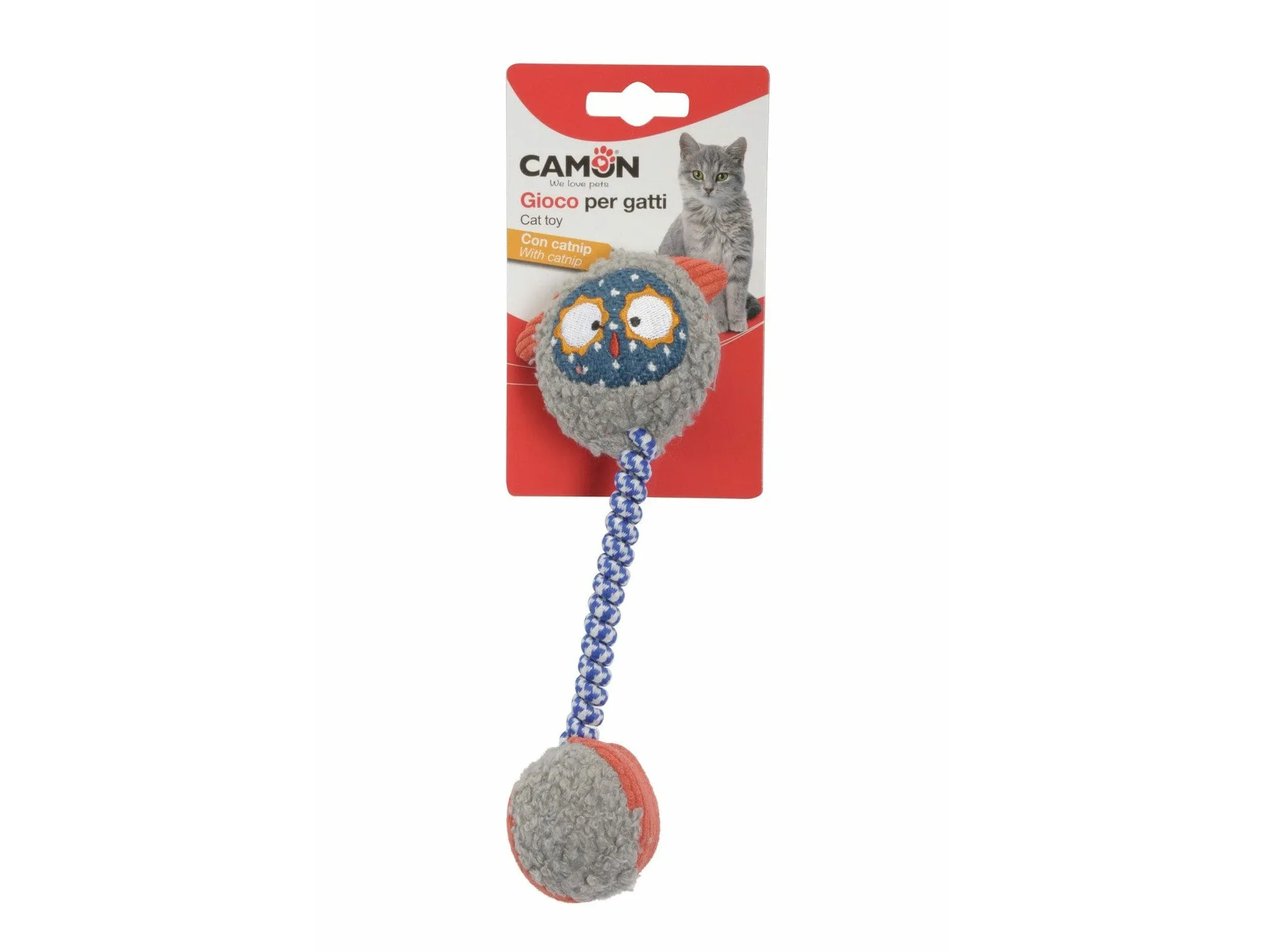 Cat Toy - Cat With Spring Pets Qatar