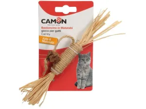 Cat Toy - Matatabi - Stick With Jute And Straw Rope (2 Models), Approx. 22Cm Pets Qatar