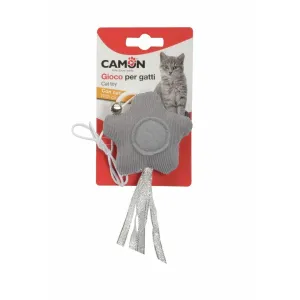 Cat Toy - Shabby Star With Bell - Grey/Bronze Pets Qatar