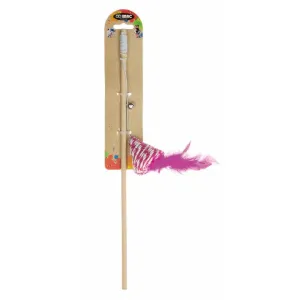 Cat toy Sisal cone tube with feathers Pets Qatar