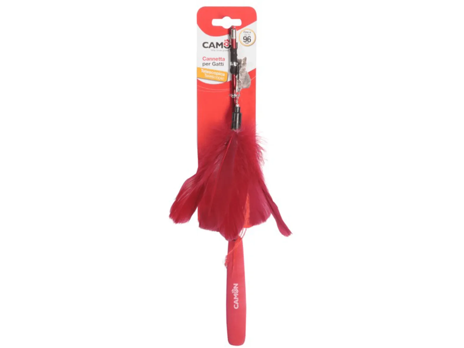 Cat Toy - Telescopic Fishing Rod With Feather Pets Qatar