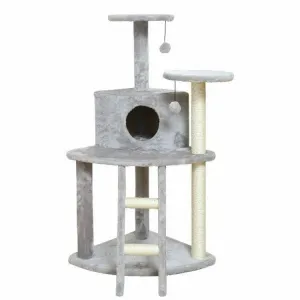 CAT TREE L49*W49*H105cm Grey Pets Qatar