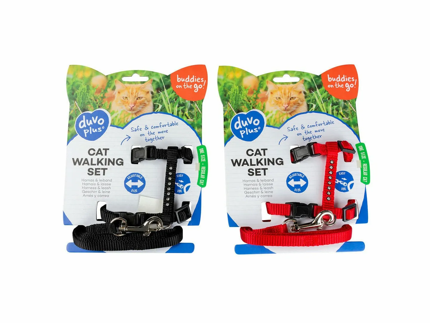 CAT WALKING SET DIAMONDS 20-35cm / 10mm - 125cm mixed colors Pets Qatar