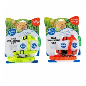 CAT WALKING SET REFLECTIVE UNI 20-35cm / 10mm - 125cm Pets Qatar