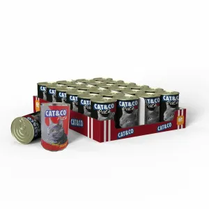 Cat&Co PATE Beef 24x405g Box Pets Qatar