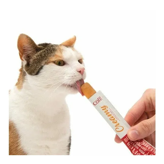 CatIt Creamy Lickable Treats - Salmon & Prawns Pets Qatar