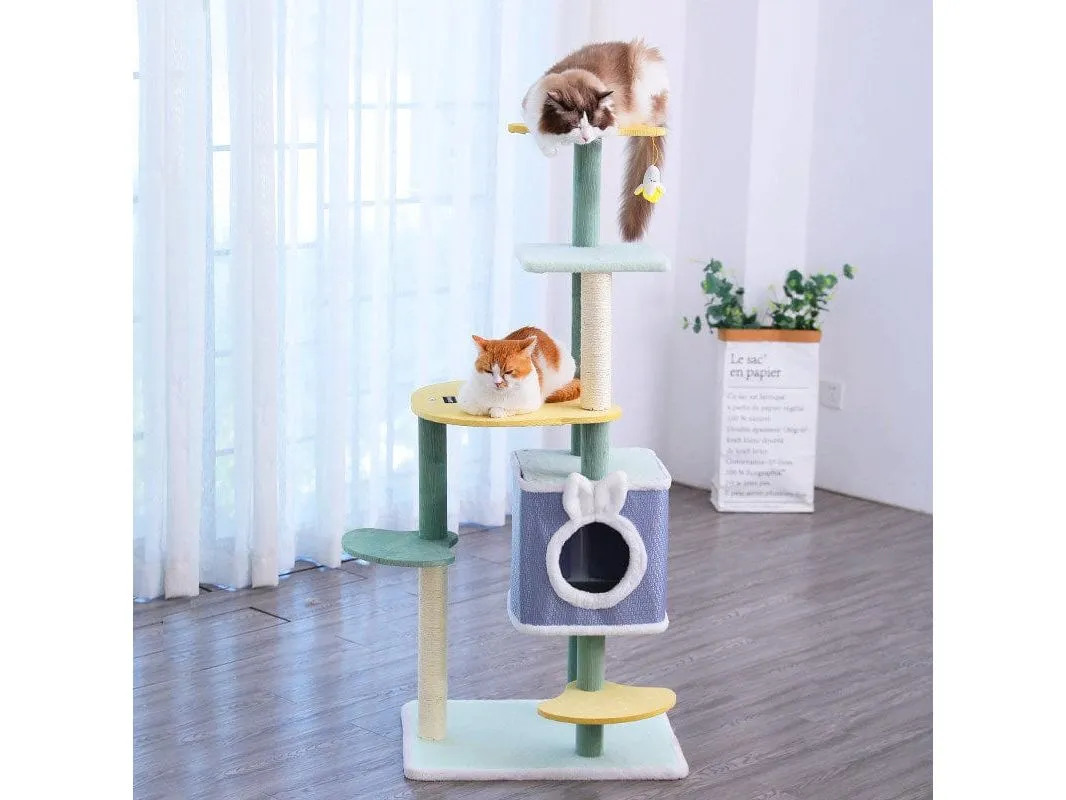 Cat`s stepped cabin in the forest-60*45*H137.5 Pets Qatar