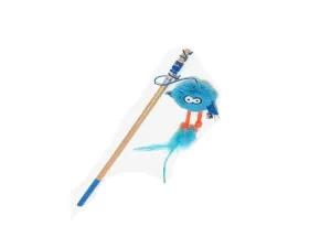 cattoy Coockoo Jumpy Fishing Rod 40cm mixed colors Pets Qatar