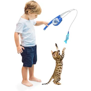 cattoy Fish `N Catch Playing Rod 200cm Pets Qatar