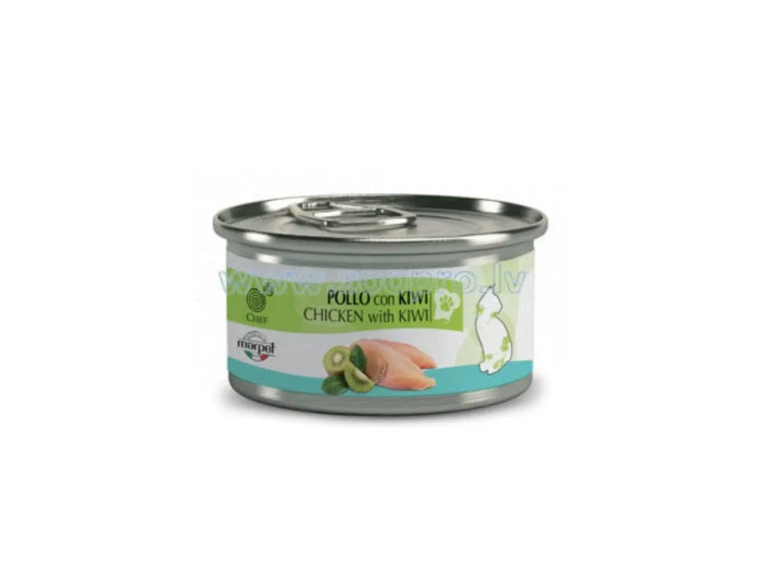 Chicken Kiwi  24x80g cans AEQUIL CHEF Marpet Pets Qatar