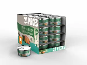Chicken  pumpkin 24x80g cans AEQUIL CHEF Marpet Pets Qatar
