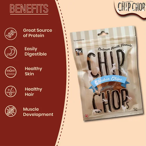 Chip Chops Chicken Chips Coins Dog Treats