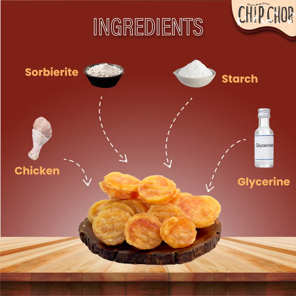 Chip Chops Chicken Chips Coins Dog Treats