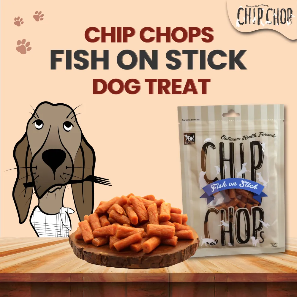 Chip Chops Fish on Stick  Dog Treats