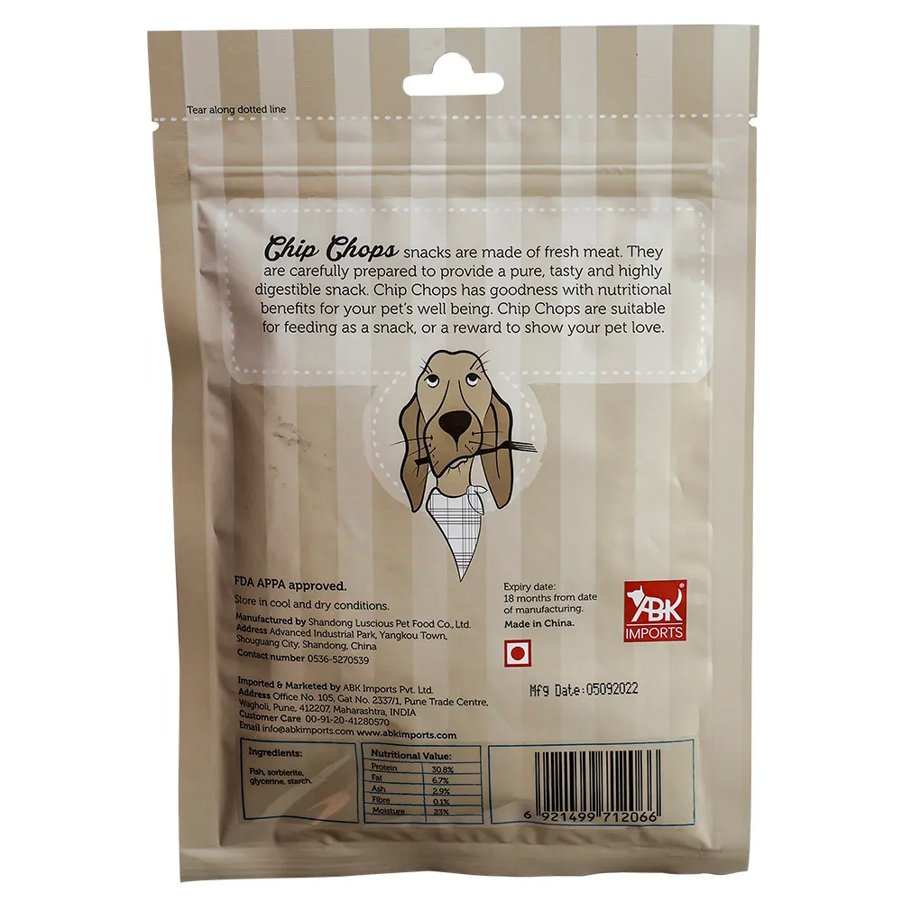Chip Chops Fish on Stick  Dog Treats