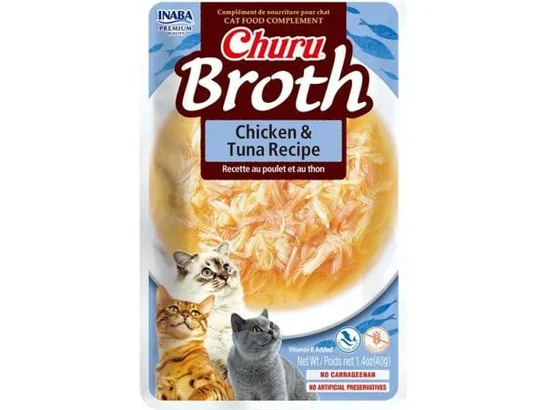 Churu Broth Chicken & Tuna Recipe Pets Qatar