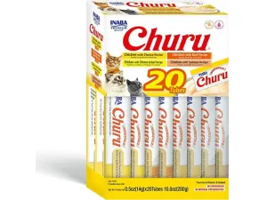 Churu Chicken & Beef Varitey 20 Tubes Pets Qatar