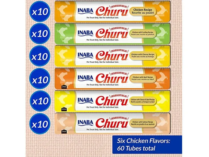 Churu Chicken Vairety 60 Tubes Pets Qatar