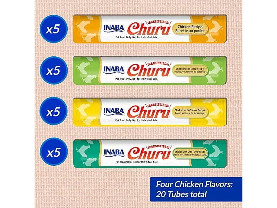 Churu Chicken Variety 20 Tubes Pets Qatar