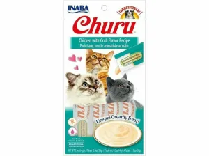 CHURU CHICKEN WITH CRAB 4 sticks 56 g Pets Qatar