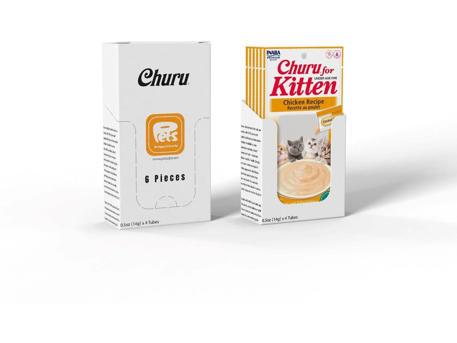 Churu for Kitten Chicken Recipe 4 tubes 56g Pets Qatar