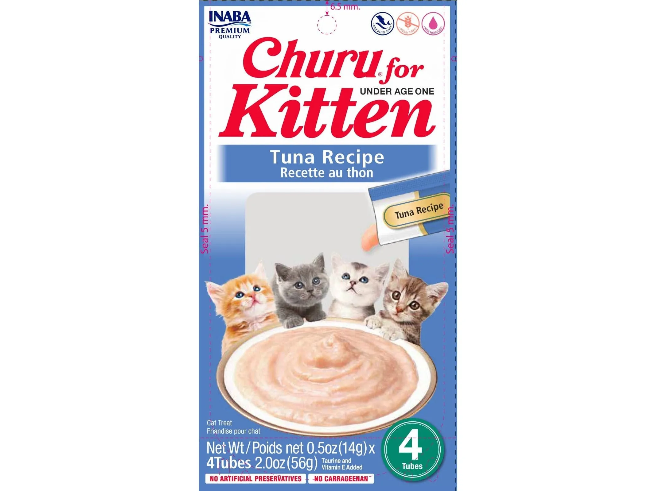 Churu for Kitten Tuna Recipe 4 tubes 56g Pets Qatar