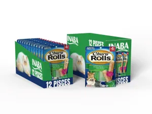 CHURU ROLLS chicken recipe wraps tuna with scallop recipe 4 sticks 40gX12 Pets Qatar