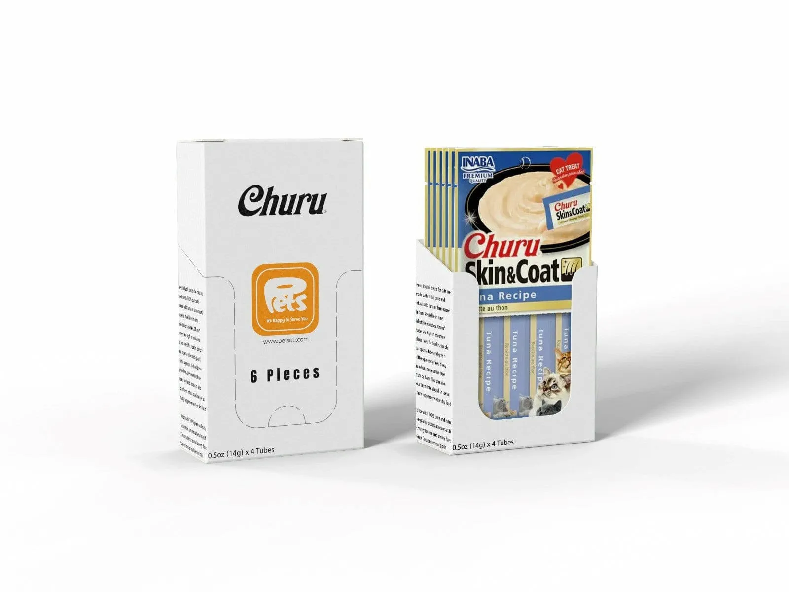 Churu Skin & Coat Tuna Recipe 4 tubes 56g Pets Qatar