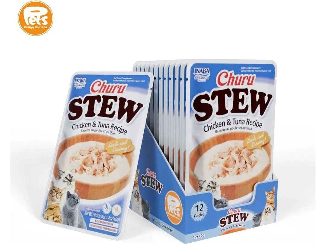Churu Stew Chicken & Tuna Recipe Pets Qatar